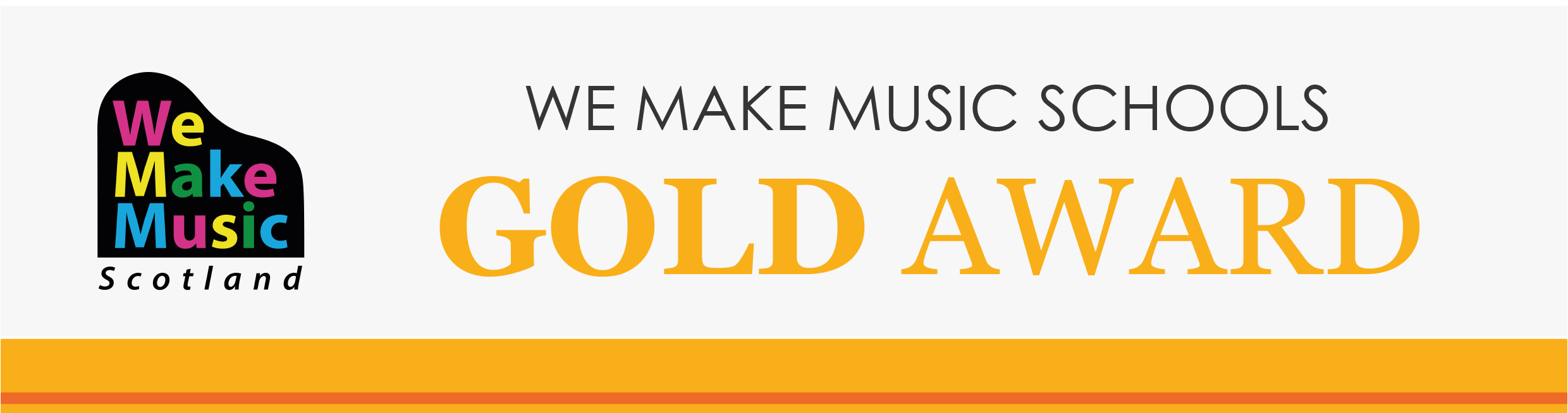 we make music schools gold award